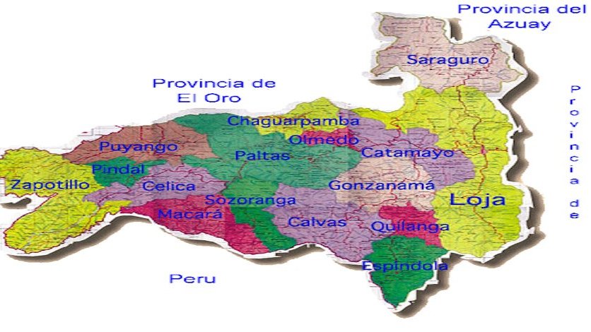 The Loja province 
          Its cantons and incredible diversity